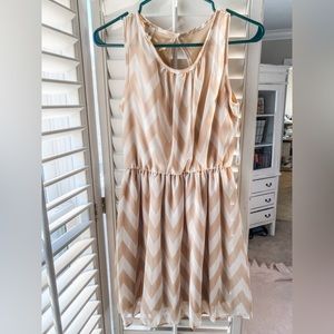 Chevron boutique dress, EUC